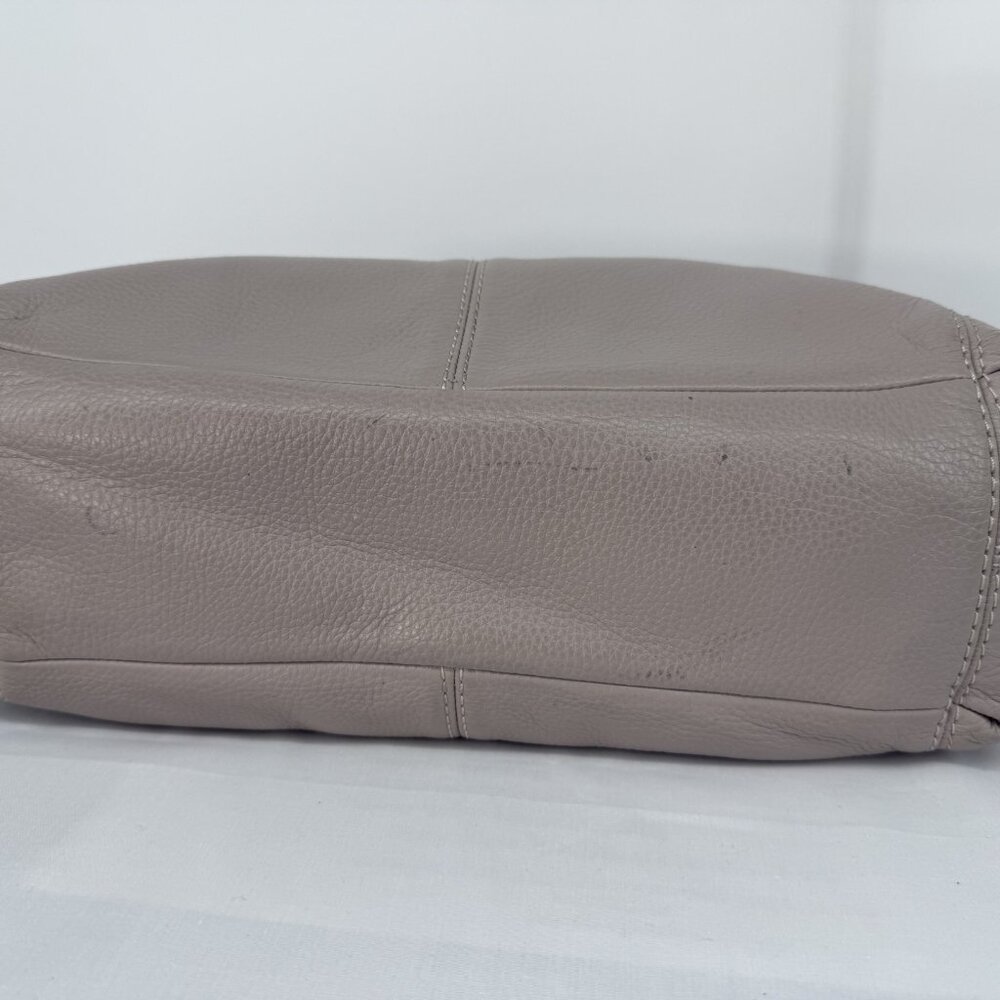 Coach Lexy Leather Shoulder Bag Gray - Picture 7 of 10